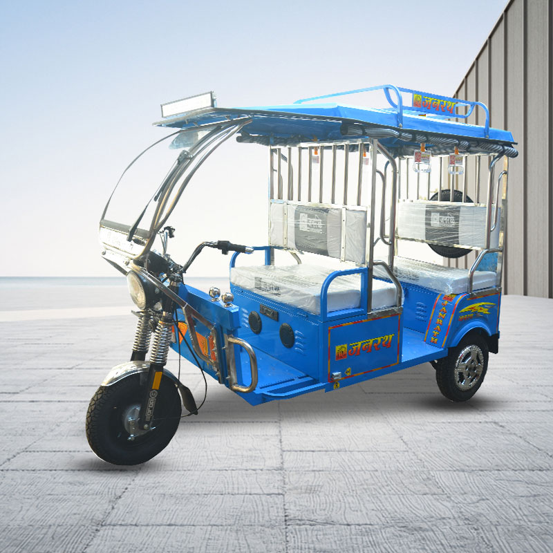 Blue Battery Operated Rickshaw